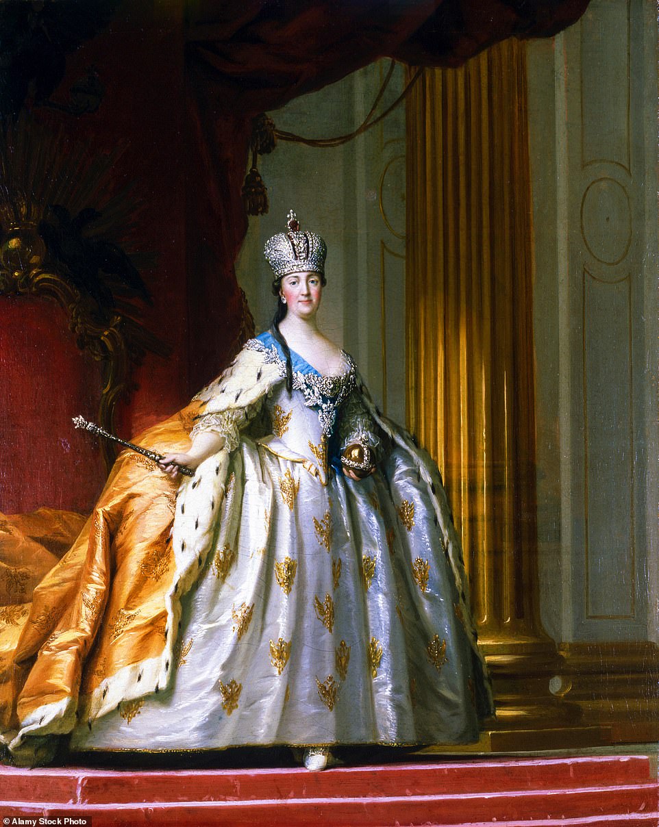 A forthcoming Sky miniseries will focus on Catherine the Great, pictured here in her coronation robes