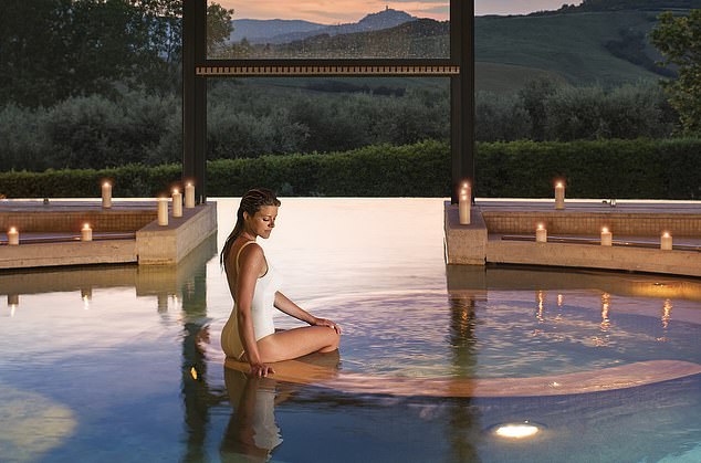 Restorative: The thermal waters at Fonteverde in the beautiful Val d’Orcia area of southern Tuscany