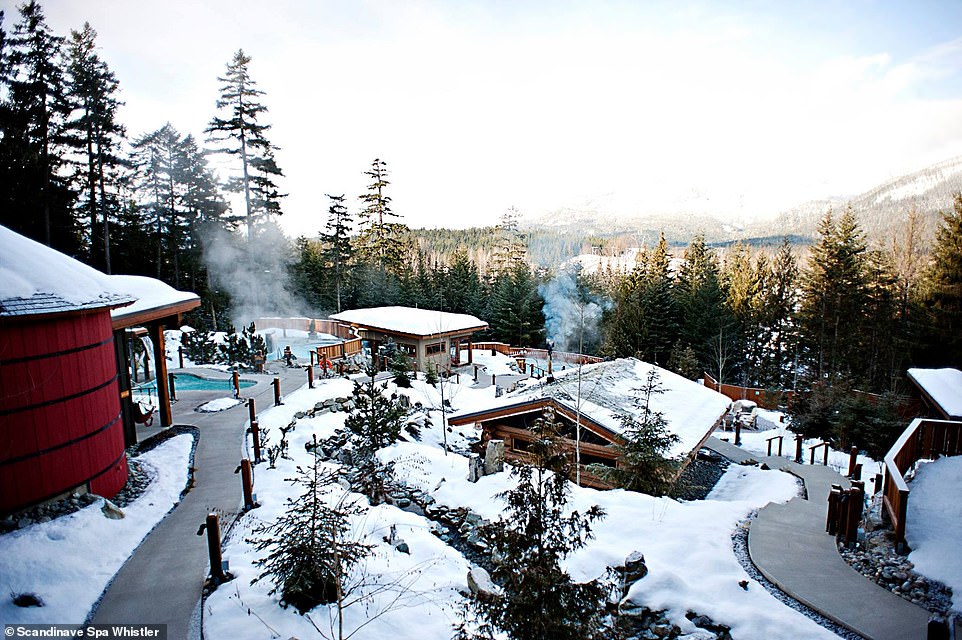 The spa is one of the most Instagrammed images in Whistler - and it's hardly surprising. It truly is a winter wonderland that leaves you feeling super chilled and in love with Whistler