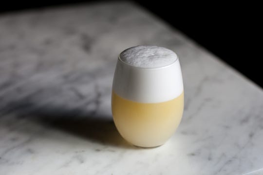 Marvel Bar, Minneapolis: The bar’s Oliveto is a variation of a gin sour with the addition of olive oil and egg white, which gives it a frothy, almost silky texture – like a lemon meringue.