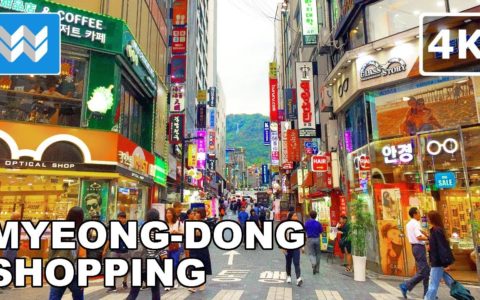 Walking around Myeong-dong (명동) in Seoul, South Korea Travel Guide【4K】 🇰🇷