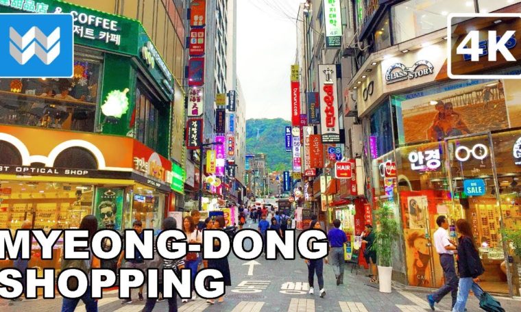Walking around Myeong-dong (명동) in Seoul, South Korea Travel Guide【4K】 🇰🇷