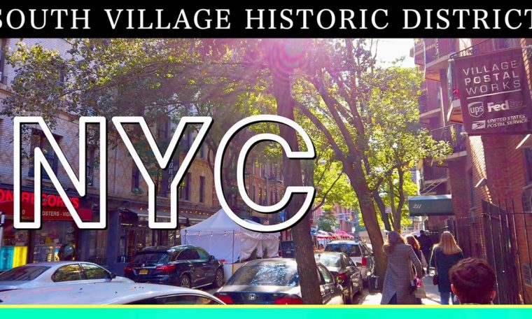 New York【South Village Historic District】2020 NYC Walking Tour, Travel Guide【4K】