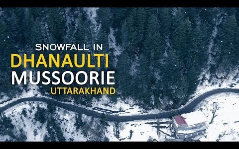 First snowfall in Dhanaulti 🥶| Dhanaulti vlog| uttrakhand travel guide| #snowfall |Mussoorie trip ❤️