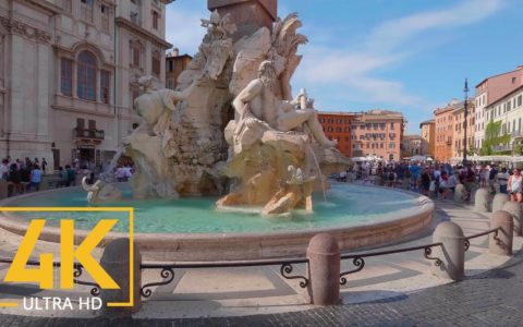 Rome, Italy - 4K Virtual Walking Tour around the City - Travel Guide