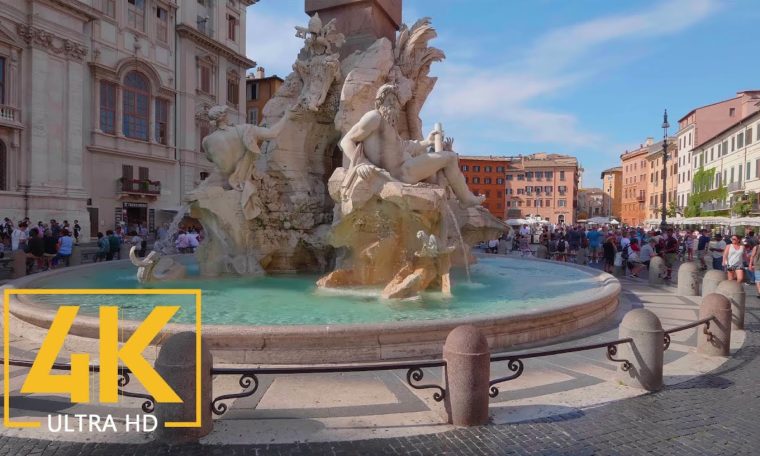 Rome, Italy - 4K Virtual Walking Tour around the City - Travel Guide