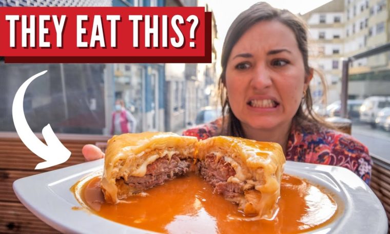 World's Weirdest Sandwich! Porto Travel Guide | Portugal Travel Series Part 2