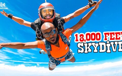 DARKEST AND SHARKY SKYDIVE!! | Travel Guide Ep 5