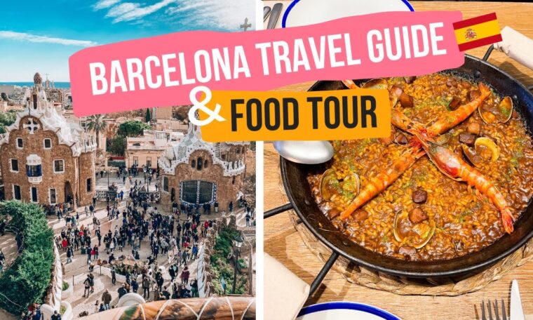 🇬🇧 Barcelona vlog -  TRAVEL GUIDE & FOOD TOUR | La Boqueria Market | Beach | Sagrada Familia | Spain