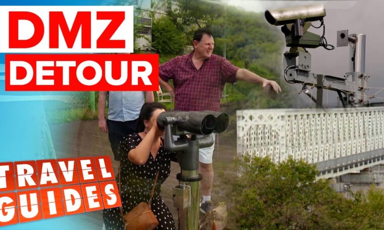 The Guides speculate over North Korean Village at the Demilitarized Zone | Travel Guides Australia