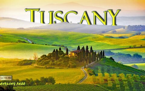 Tuscany, Italy 4K ~ Travel Guide (Relaxing Music)