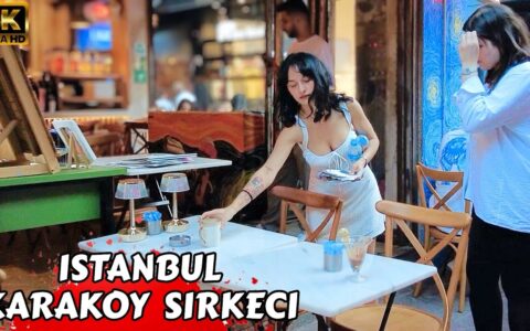 🇹🇷 Sirkeci , Karakoy Istanbul 2023 Turkey Walking Tour Tourist Guide  4K