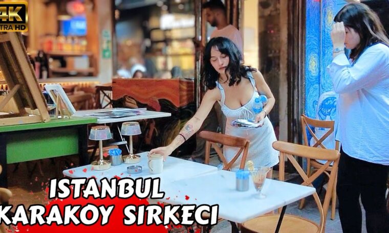 🇹🇷 Sirkeci , Karakoy Istanbul 2023 Turkey Walking Tour Tourist Guide  4K