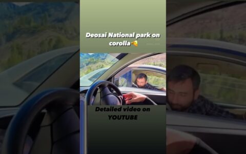 Corolla off road 🤯 deosai national park travel guide #corolla2023 #offroad #deosai #sheosarlake