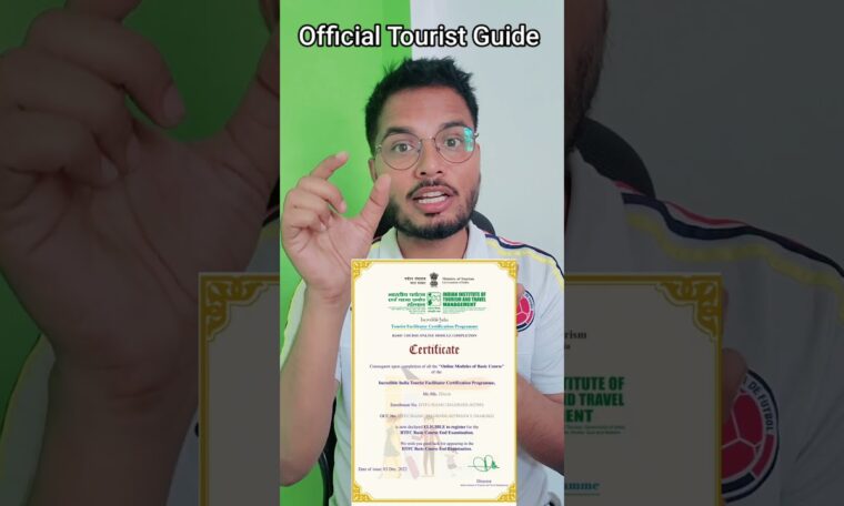 How to become official tourist guide in India. #touristguide #guiaturistico #officialguide #tourism