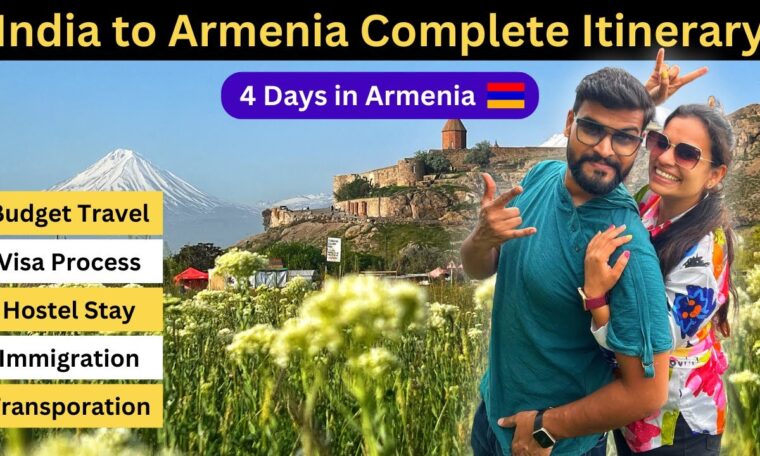 4 Days in Armenia- Itinerary With Cost | India to Armenia Travel Guide 2024 | VISA, SIM, FOREX